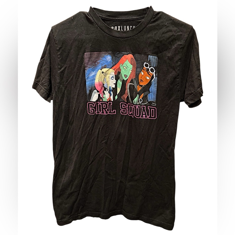 DC Harley Quinn Black Girl Squad Graphic T-Shirt MEDIUM